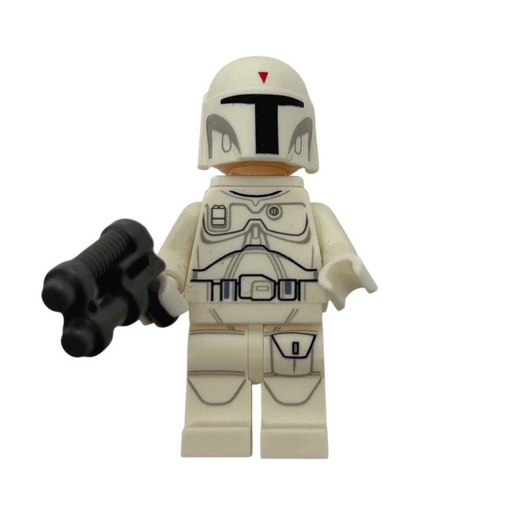 LEGO Star Wars Boba Fett White Prototype sw0631 Authentic Minifigure